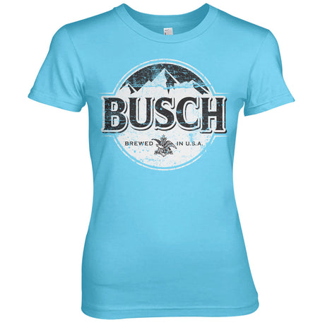 Busch Beer BW Washed Logo Girly Tee