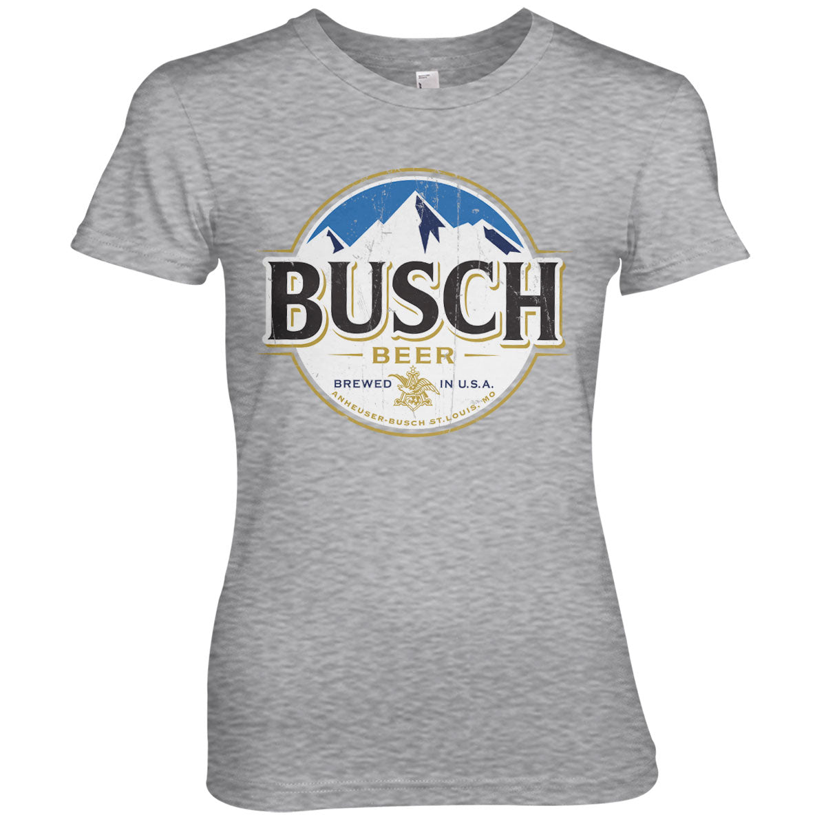 Busch Beer Vintage Label Girly Tee