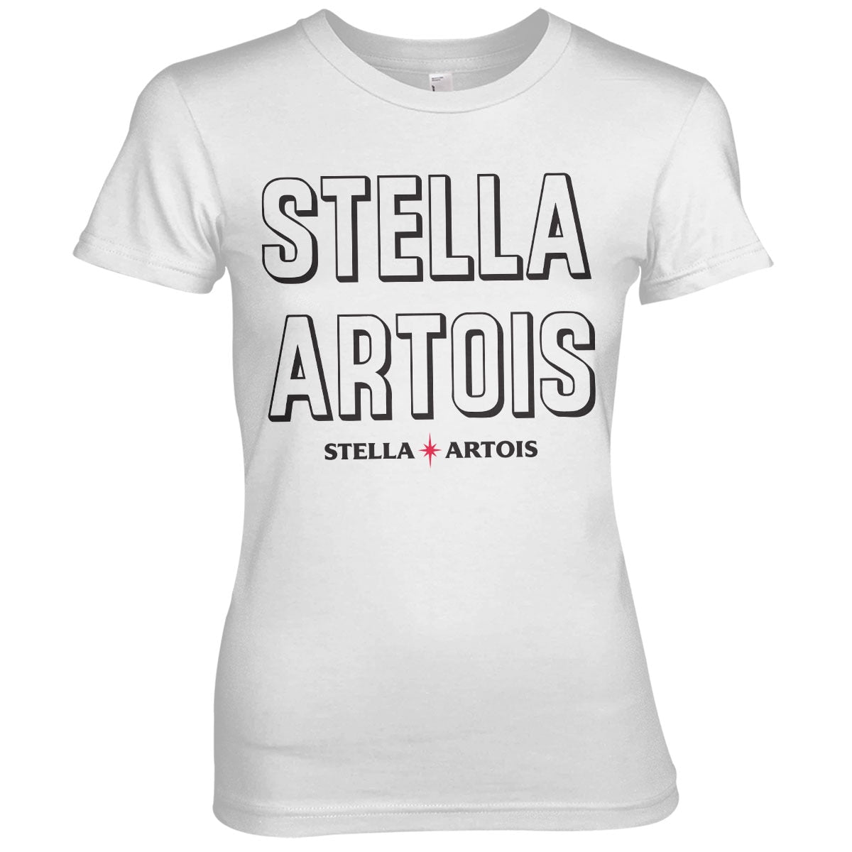 Stella Artois Retro Wordmark Girly Tee