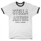 Stella Artois Retro Wordmark Ringer Tee