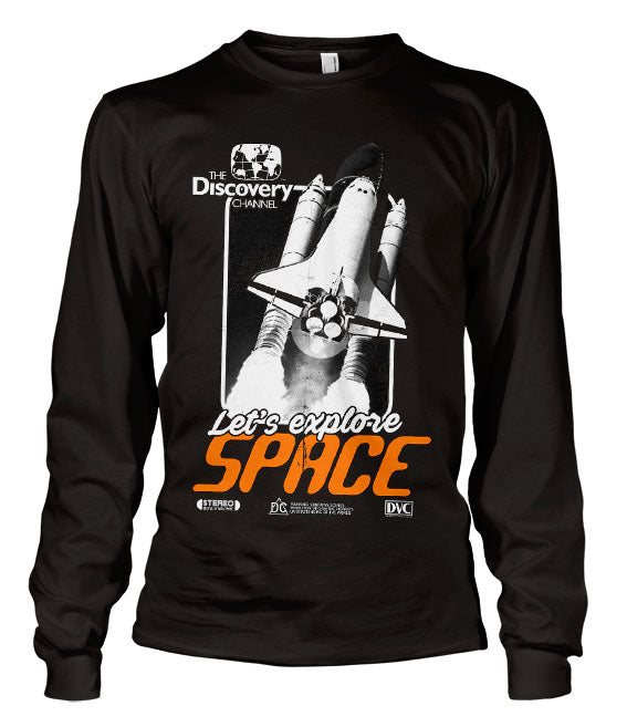 Discovery Channel Space Cover Long Sleeve Tee