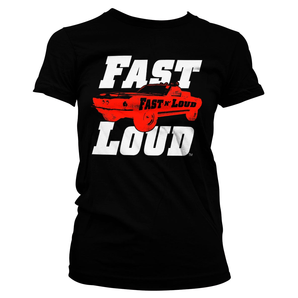 Fast N' Loud Mustang Girly Tee