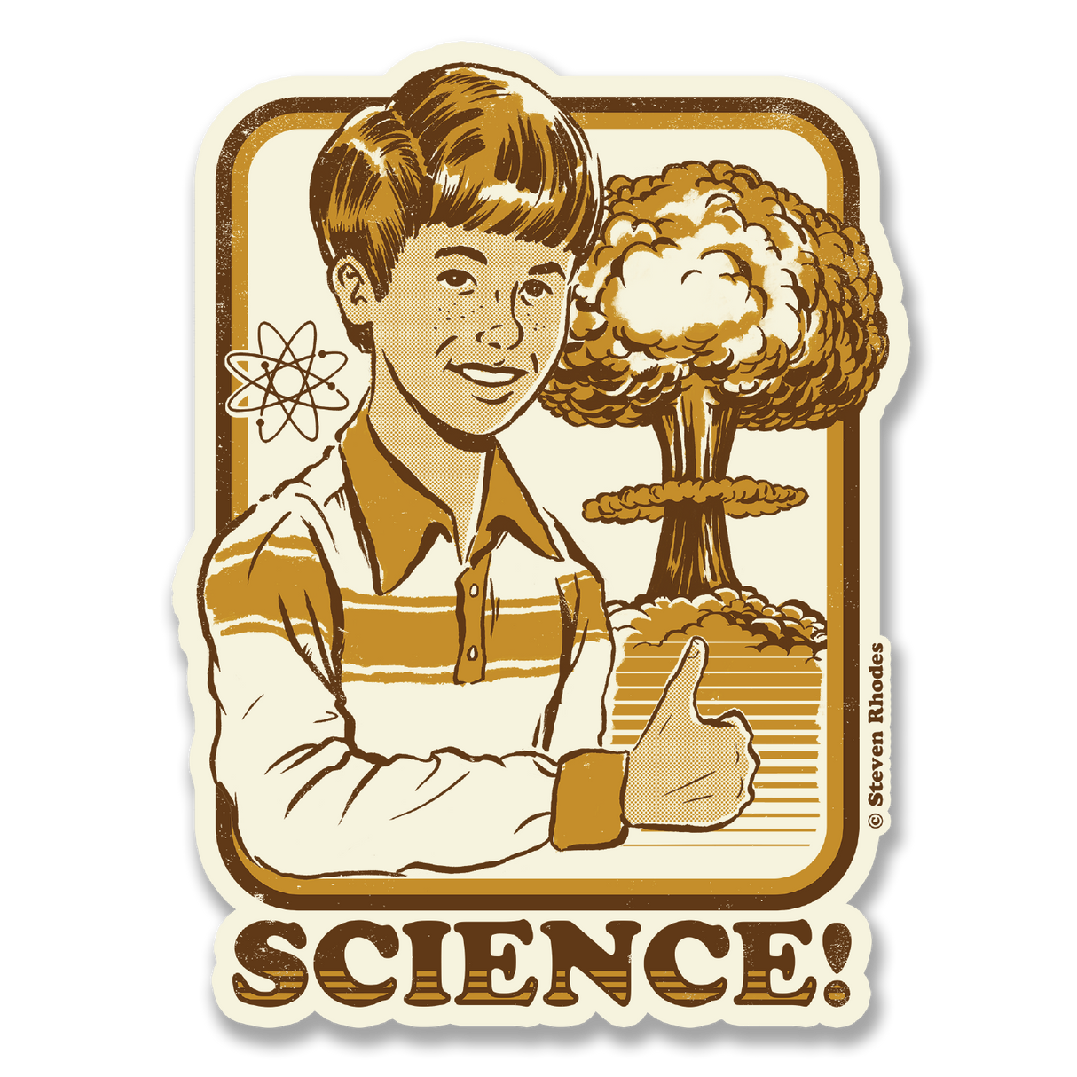 Steven Rhodes - SCIENCE! Sticker