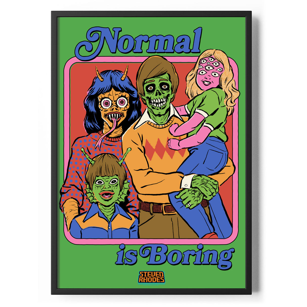 Normal Is Boring Poster Standard