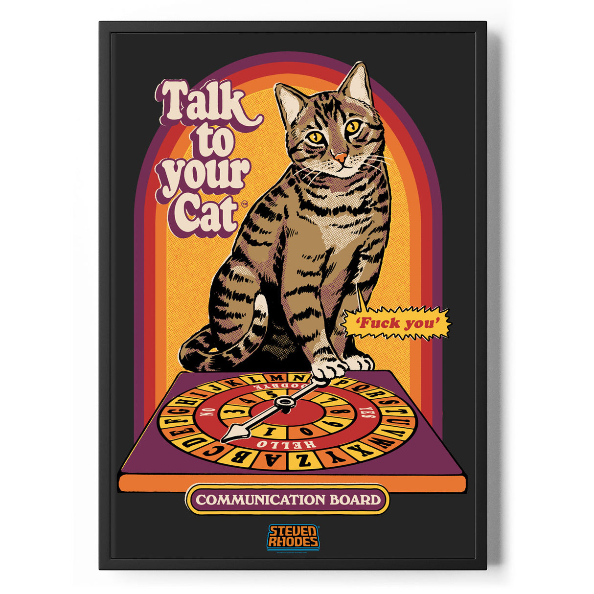 Talk To Your Cat Poster Standard