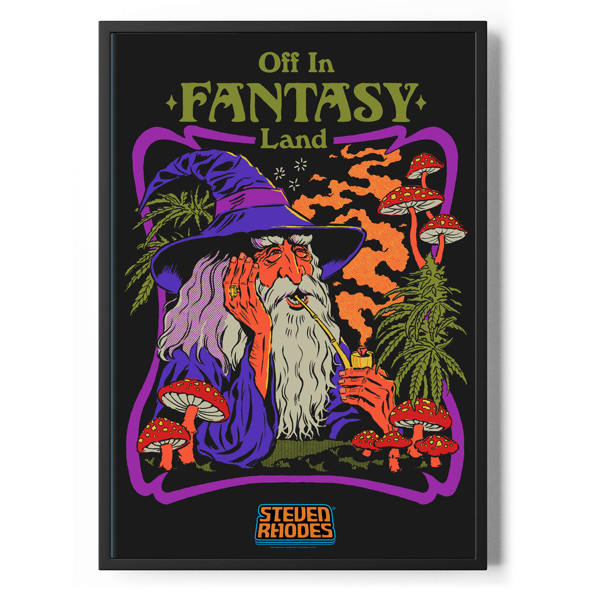 Off In Fantasy Land Poster Standard