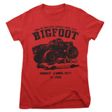 BIGFOOT Monster Car Crush Girly Tee