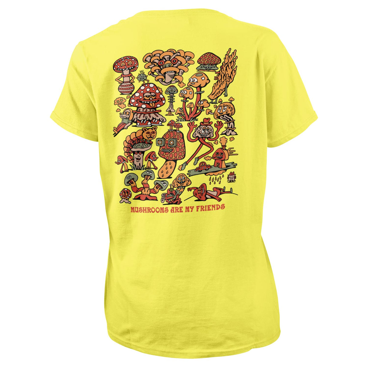 Killer Acid - Mushroom Friends Girly Tee