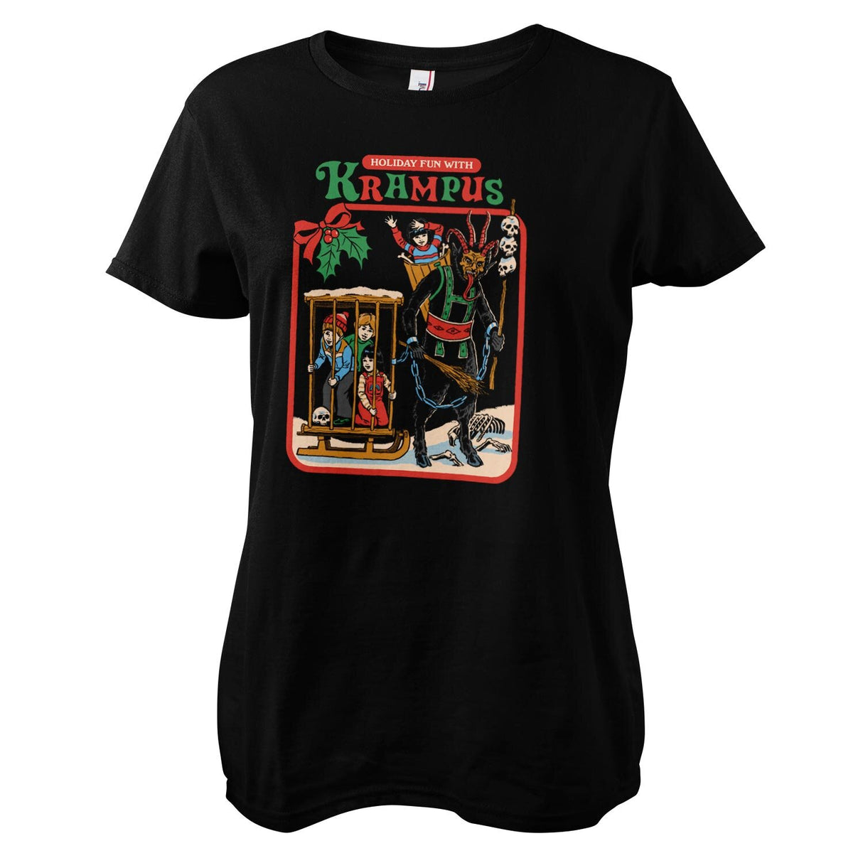 Fun With Krampus Girly Tee