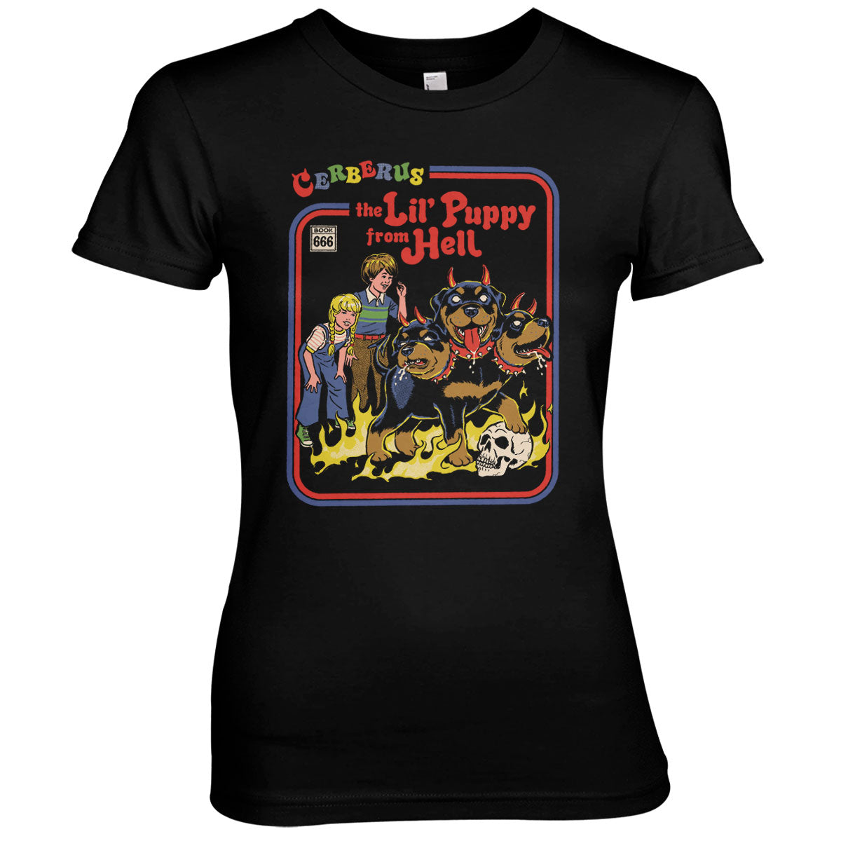 The Lil' Puppy From Hell Girly Tee