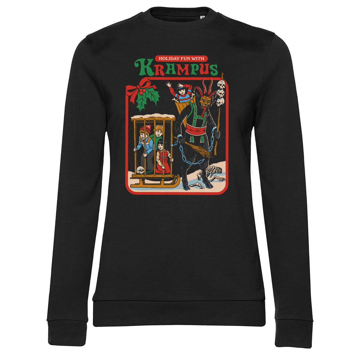 Fun With Krampus Girly Sweatshirt