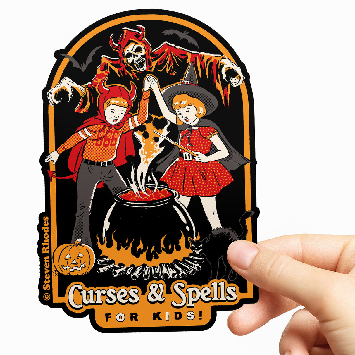 Steven Rhodes - Curses & Spells Sticker