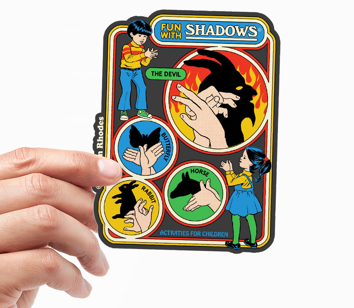 Steven Rhodes - Fun With Shadows Sticker