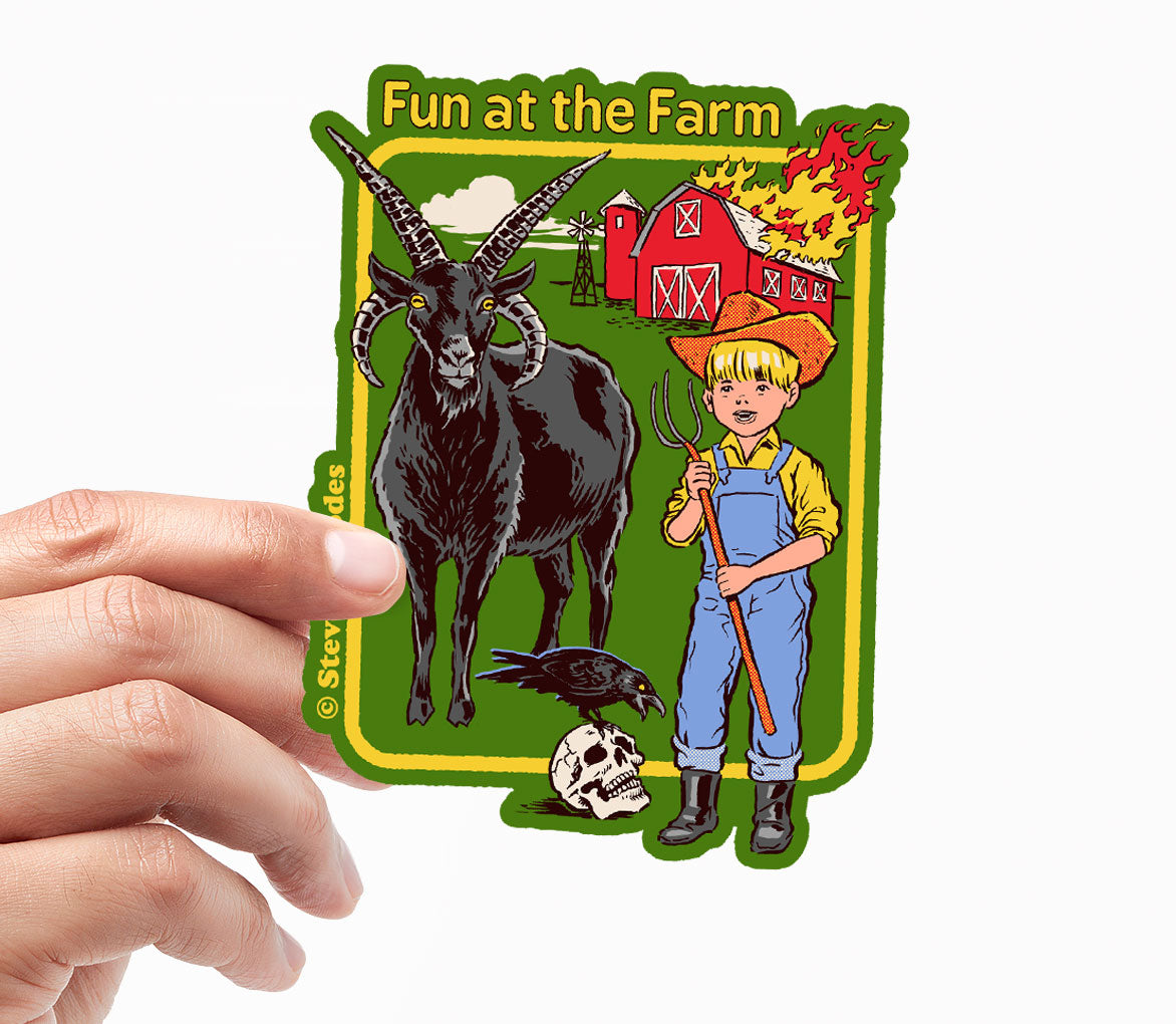 Steven Rhodes - Fun At The Farm Sticker