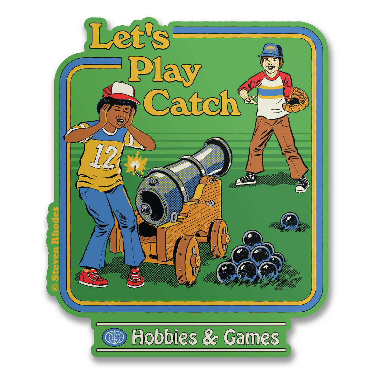 Steven Rhodes - Let's Play Catch Sticker