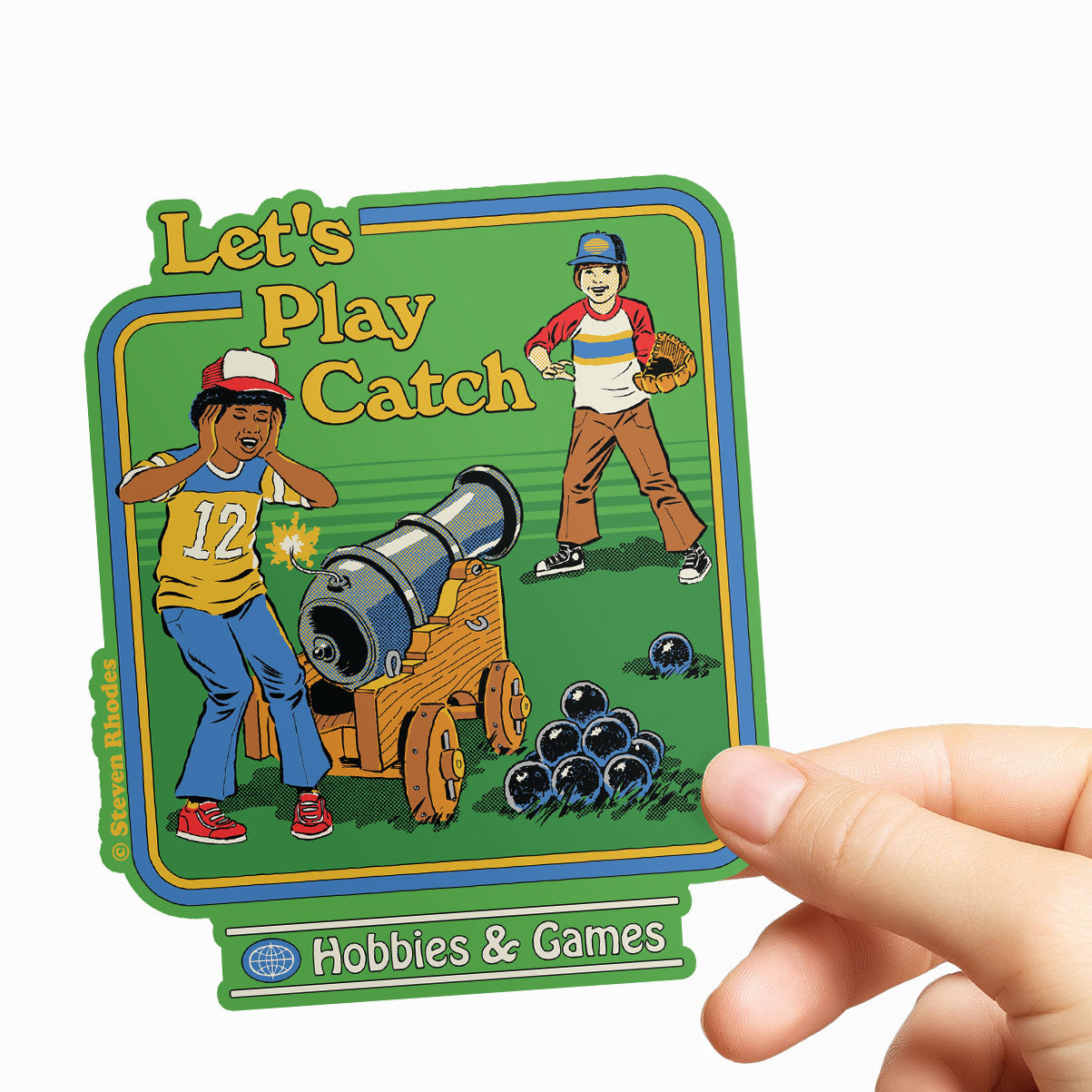 Steven Rhodes - Let's Play Catch Sticker