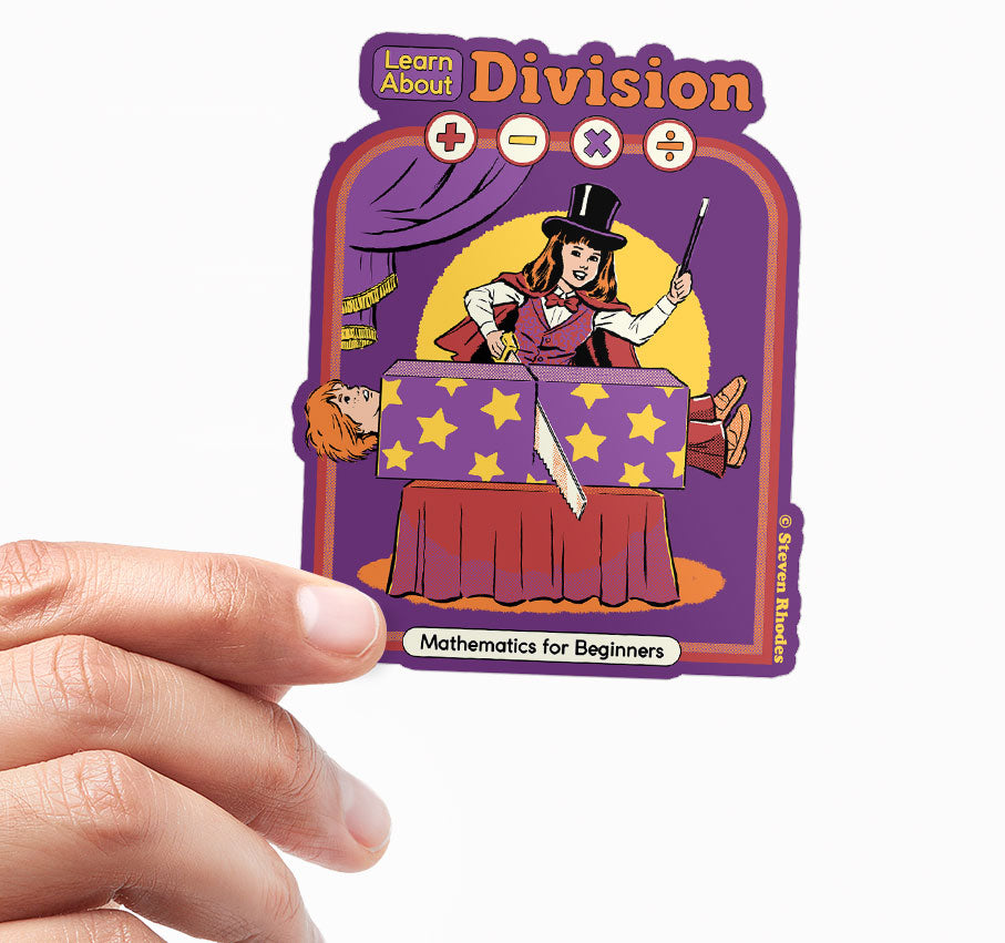 Steven Rhodes - Learn About Division Sticker