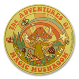 Steven Rhodes - The Adventures Of Magic Mushroom Sticker