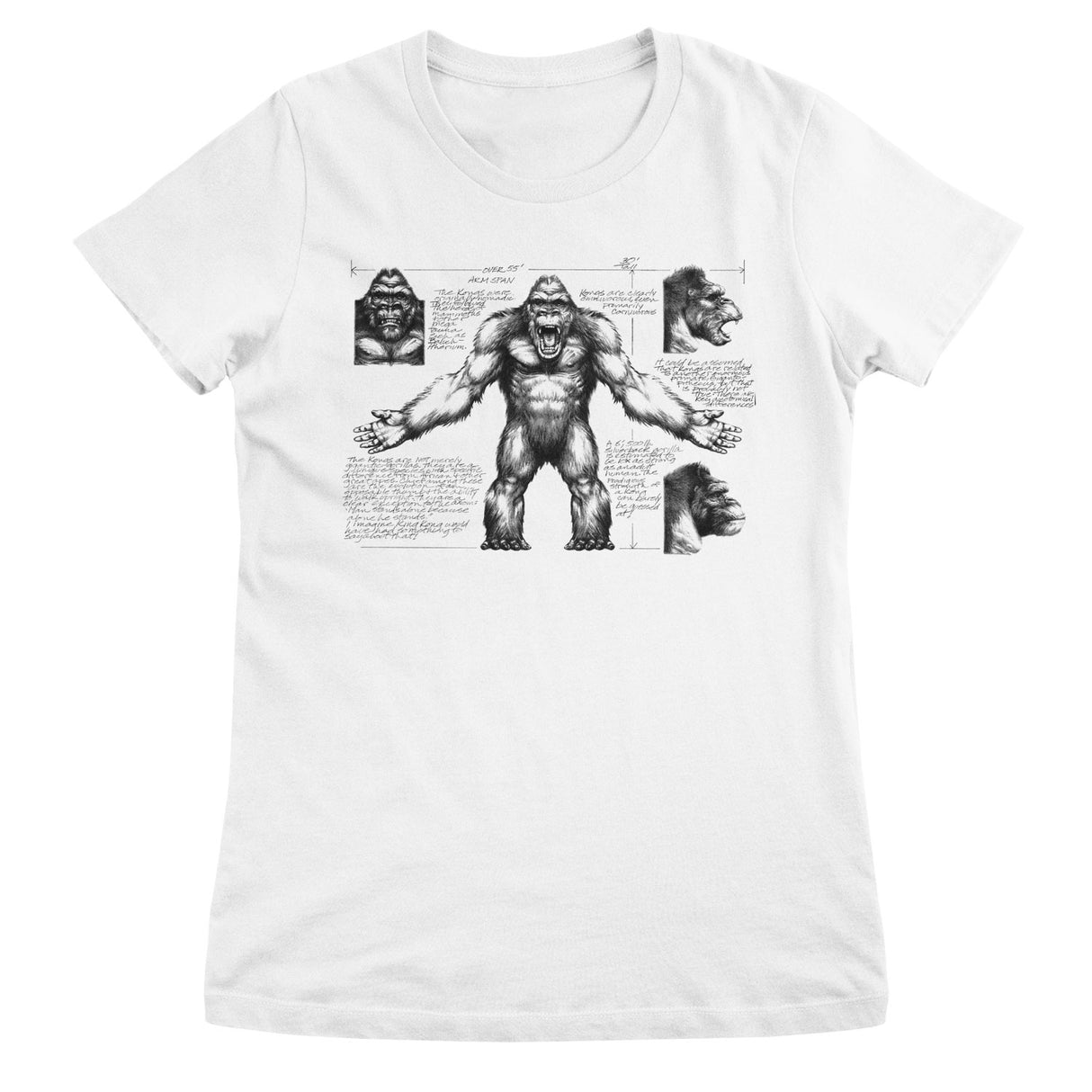 King Kong Features Girly Tee