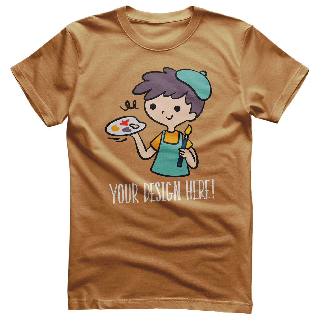 Design Your Own T-Shirt - Old Gold