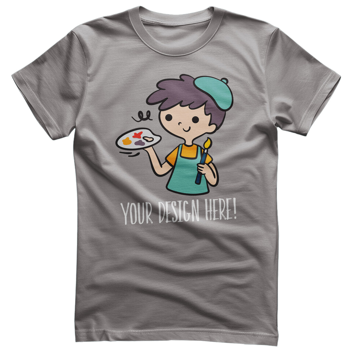 Design Your Own T-Shirt - Storm Grey