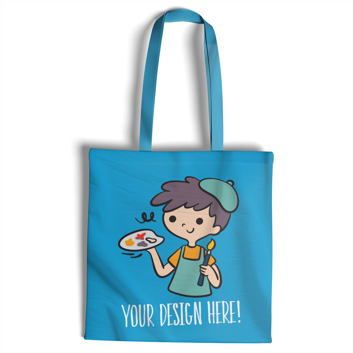 Design Your Own Tote Bag - Blue