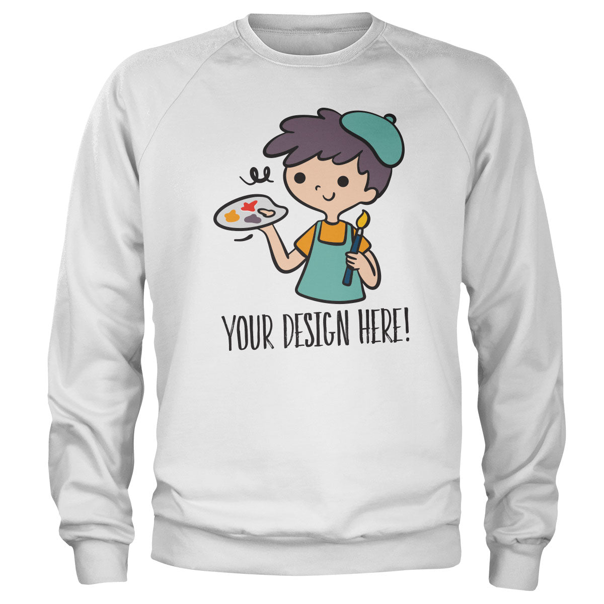 Design Your Own Sweatshirt - White