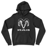 RAM Trucks Washed Out Logo Hoodie