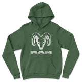 RAM Trucks Washed Out Logo Hoodie
