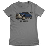 RAM Blue Truck Girly Tee