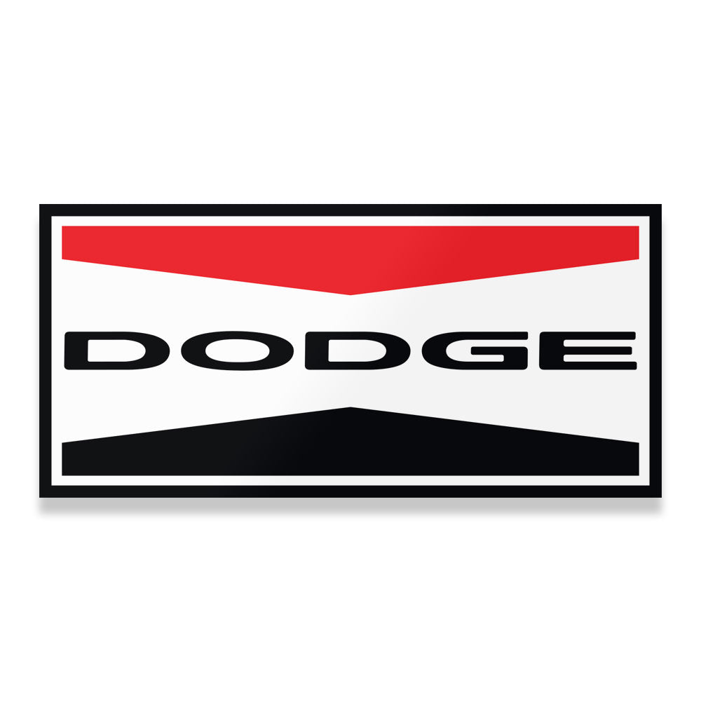 Dodge Retro Logo Sticker