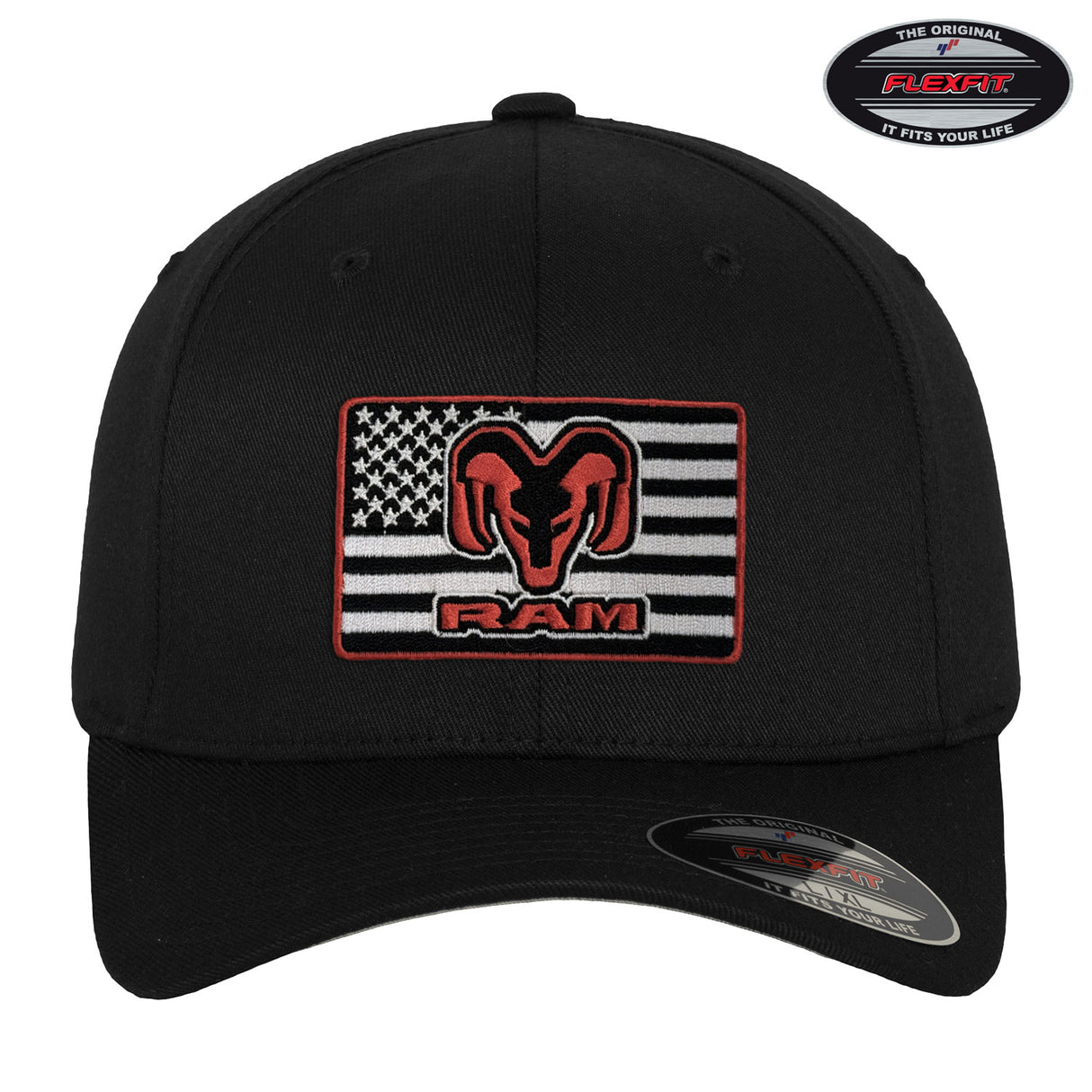 RAM Trucks Flag Patch Baseball Cap