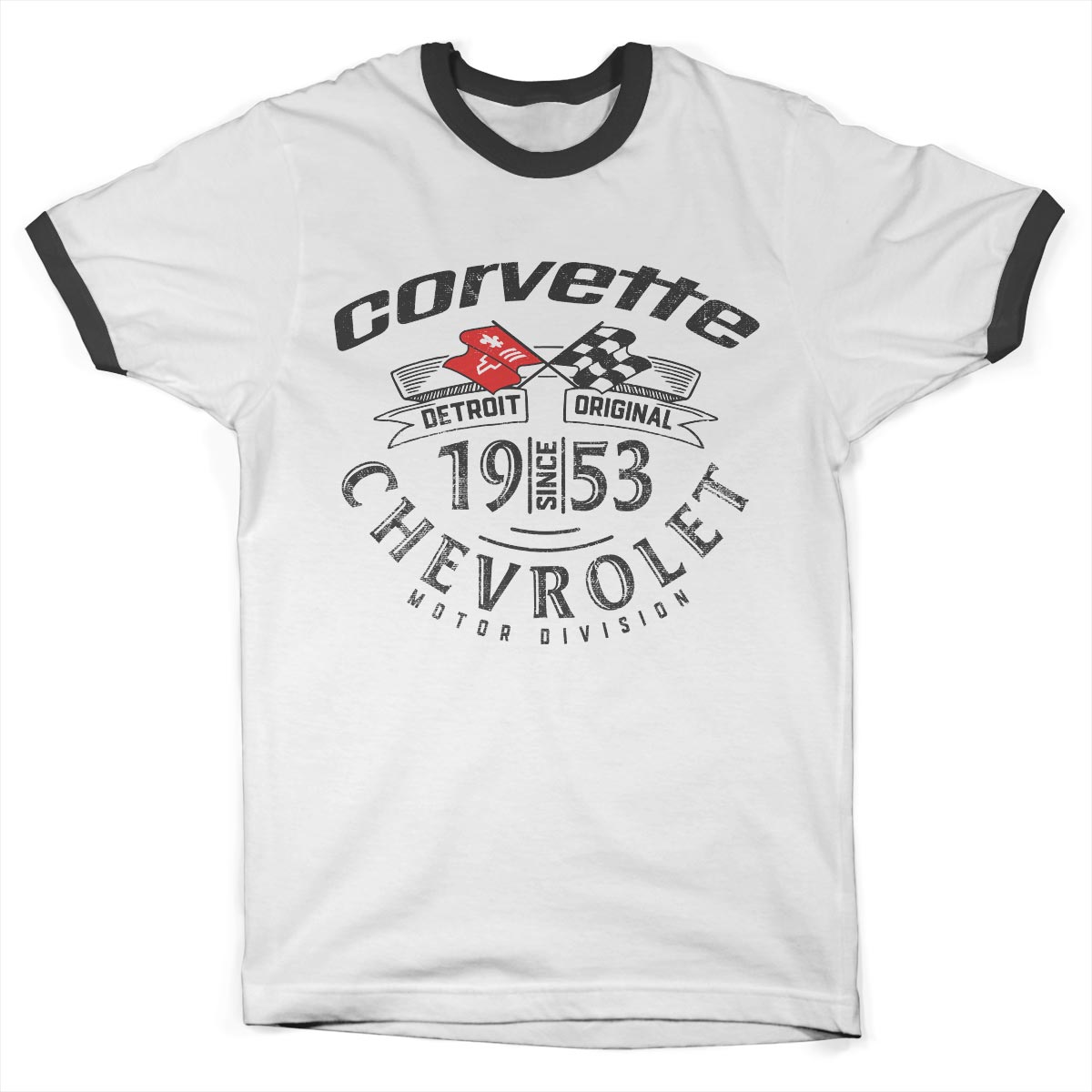 Corvette Detroit Original Ringer Tee