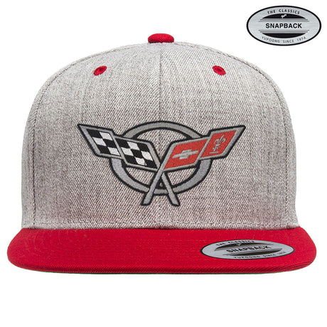 Corvette C5 Flags Premium Snapback Cap