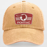 Pontiac Retro Logo Patch Vintage Low Profile Cap