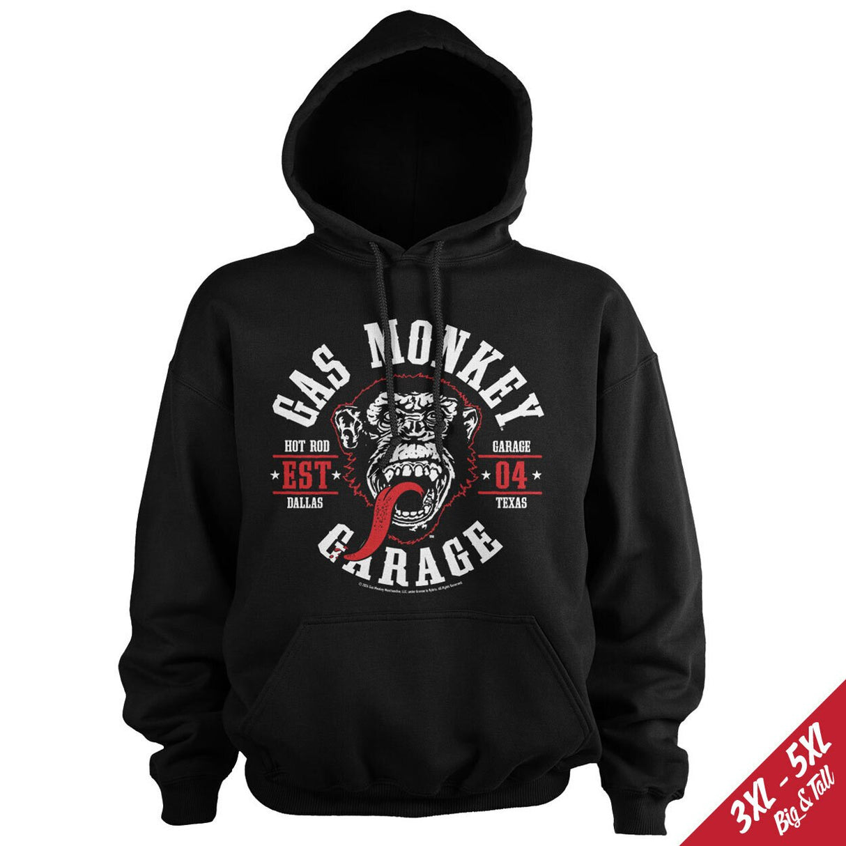 Gas Monkey Garage Round Seal Big & Tall Hoodie