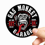 Gas Monkey Garage Round Seal Sticker