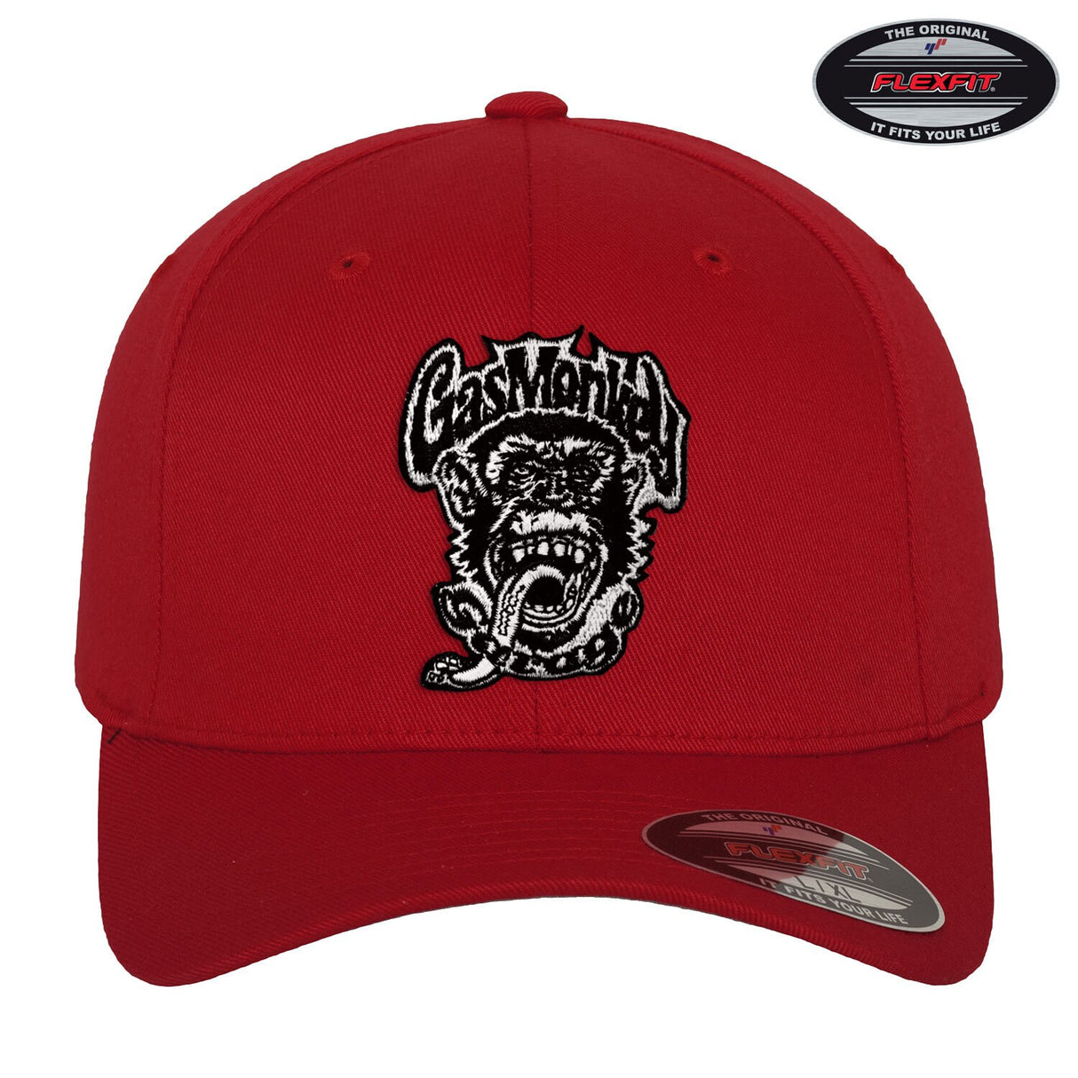 Monkey Logo Patch Flexfit Baseball Cap