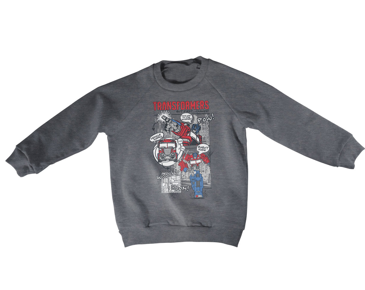 Transformers - Pow Woosh Boom! Kids Sweatshirt