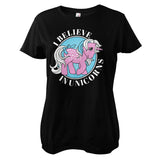 I Believe In Unicorns Girly Tee