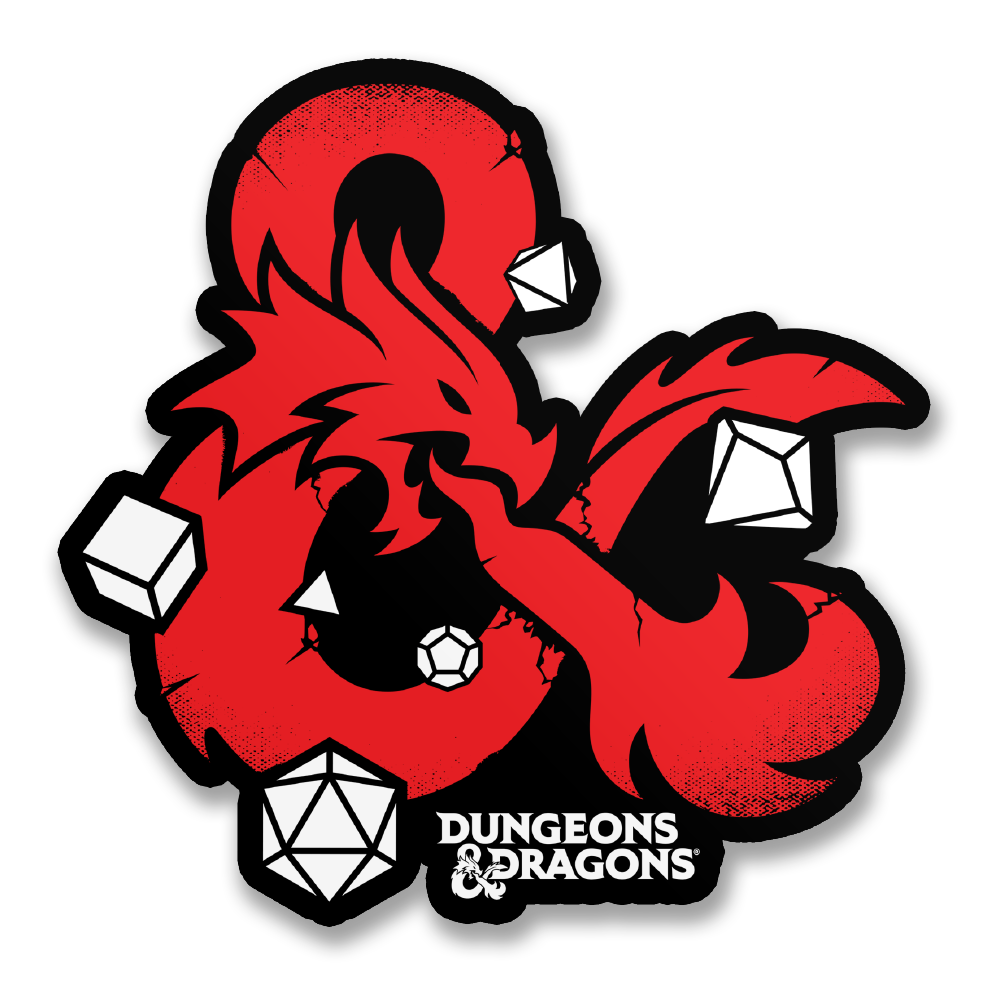 D&D - Dices Sticker