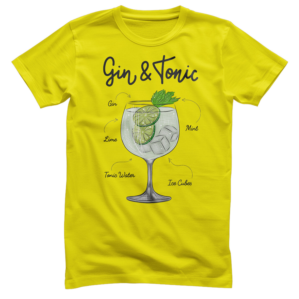 Gin & Tonic - Ingredients T-Shirt