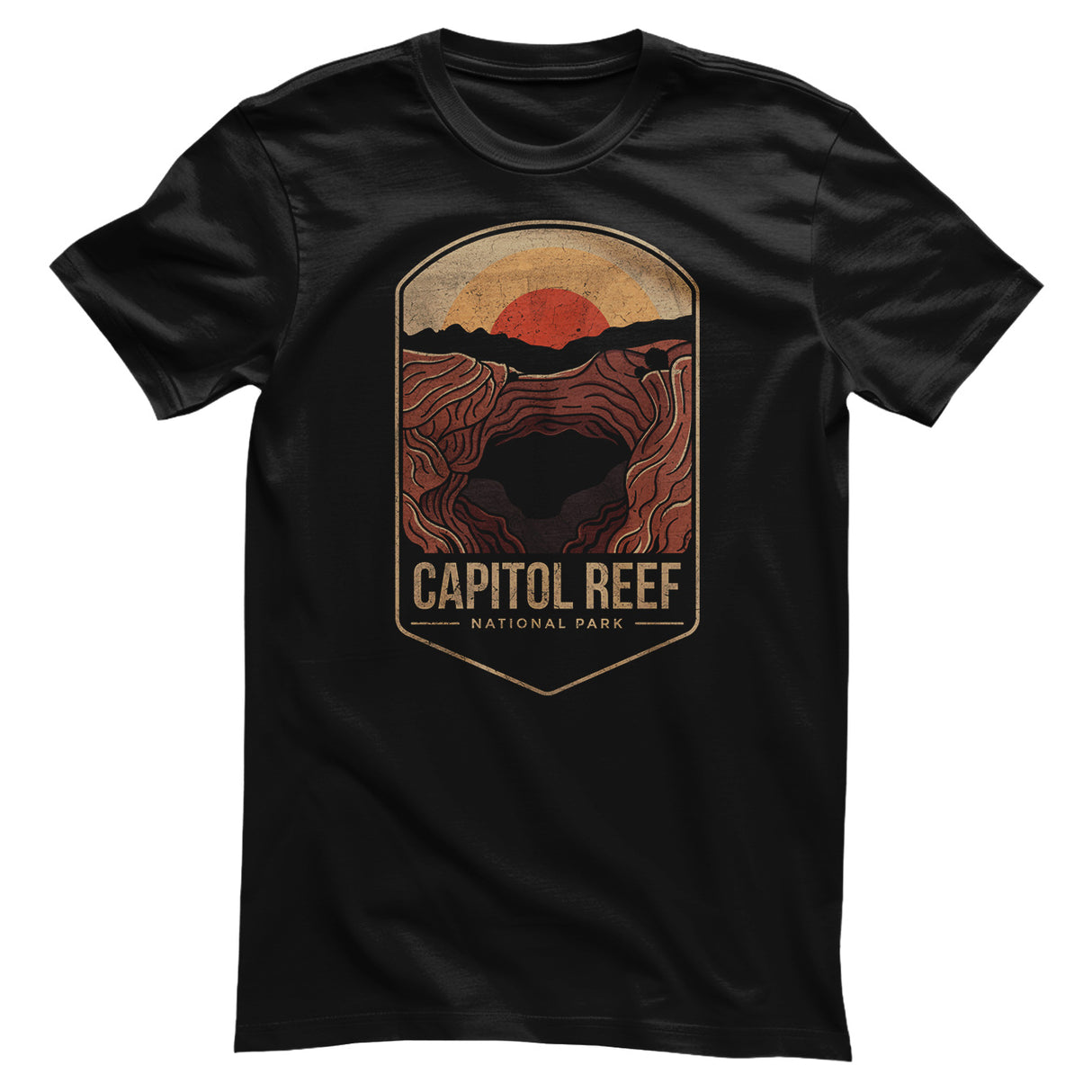 Capitol Reef Sunset - National Park T-Shirt