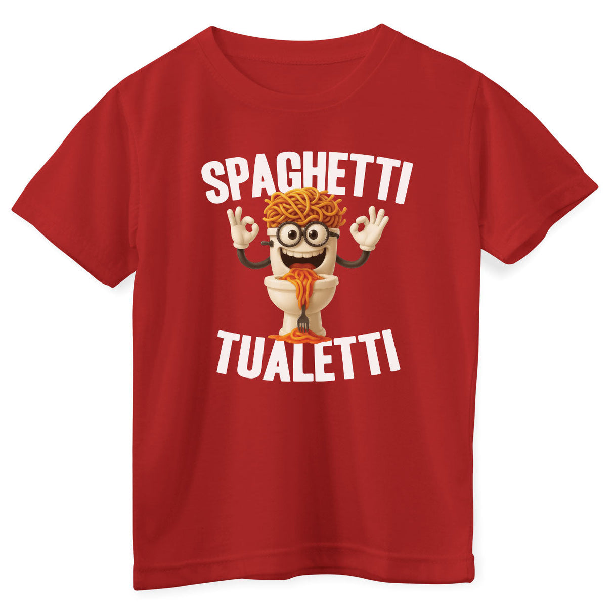 Spaghetti Tualetti Kids Tee