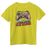 Work Hard - Play Harder Kids Tee