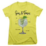 Gin & Tonic - Ingredients Girly Tee