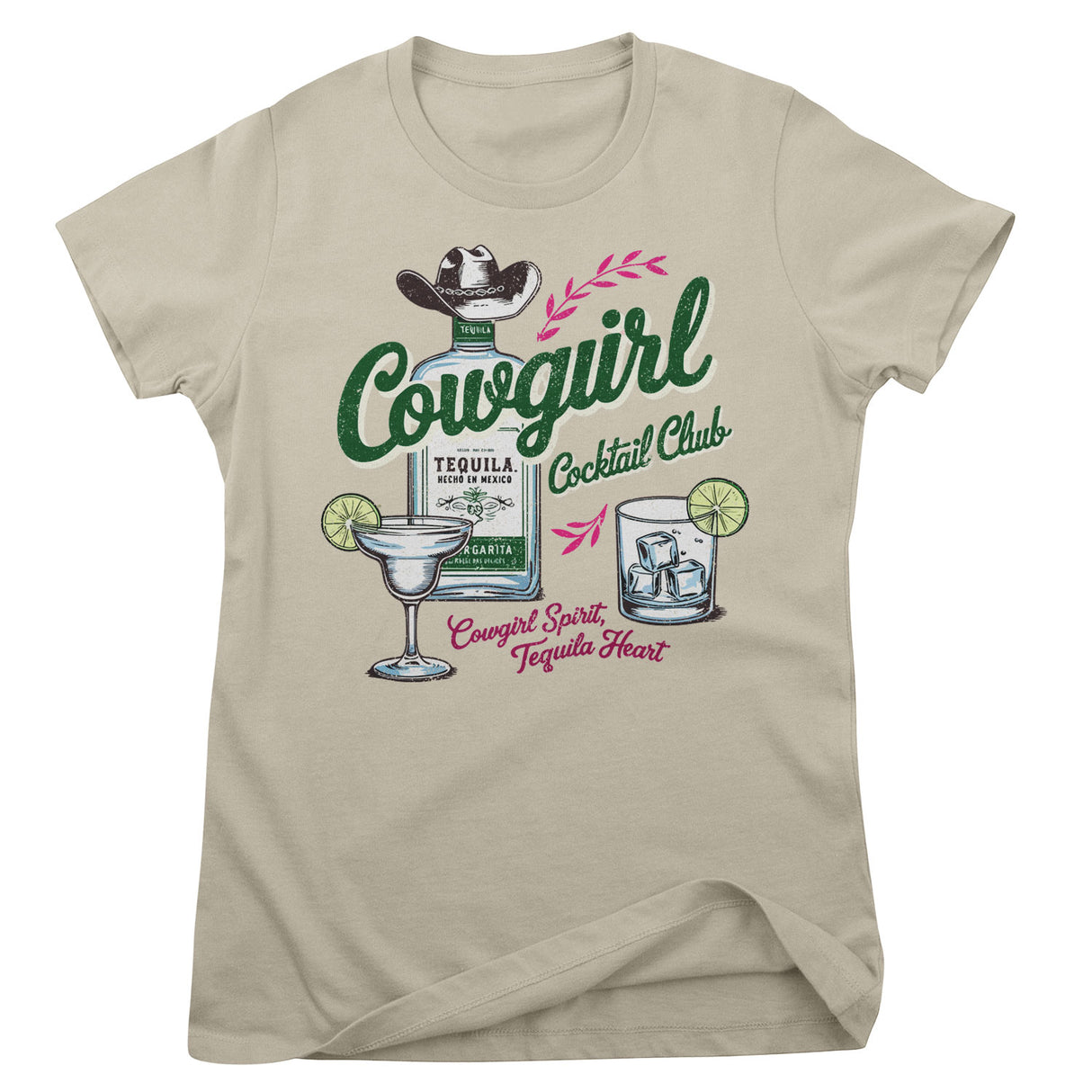 Cowgirl Coctail Club Girly Tee
