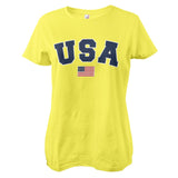 USA Varsity Girly Tee