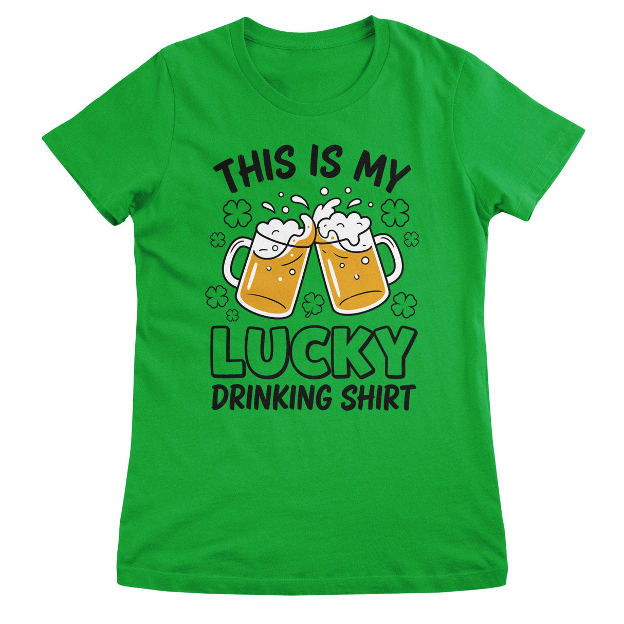 This Is My Lucky Drinking T-Shirt -  Girly Top
