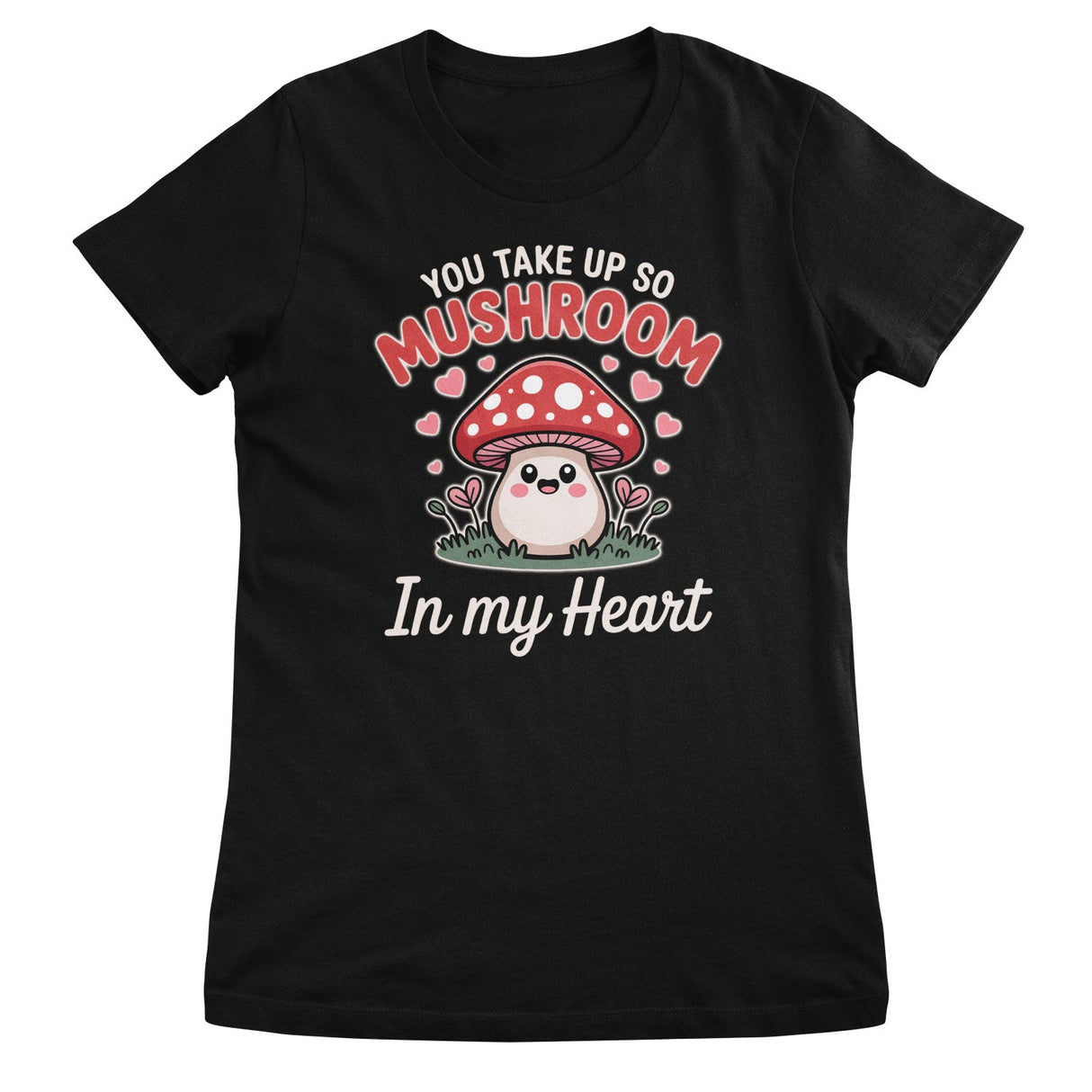 Mushroom In My Heart Girly Top